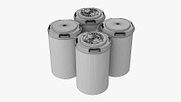 Slim Can 150ml Clip Pak Carrier Handle Quadpak