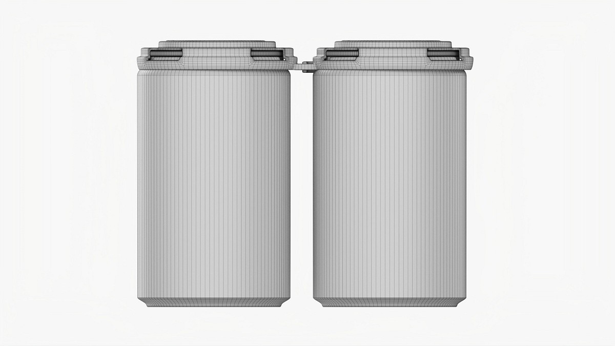 Slim Can 150ml Clip Pak Carrier Handle Quadpak