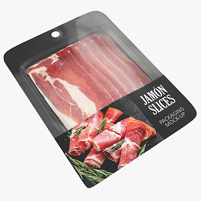 Pork leg Jamon slices