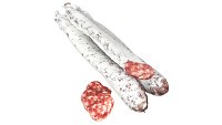 Dried sausage long whole and slices 01