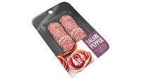 Salami pepper slices with packaging