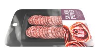 Salami pepper slices with packaging