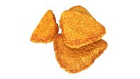 Chicken cutlets with cut in crispy breadcrumbs