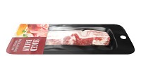 Bacon slices in packaging
