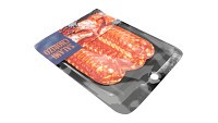 Salami Chorizo slices with packaging
