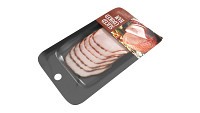Sliced ham with packaging 02