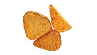 Chicken cutlets with cut in crispy breadcrumbs