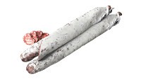Dried sausage long whole and slices 01