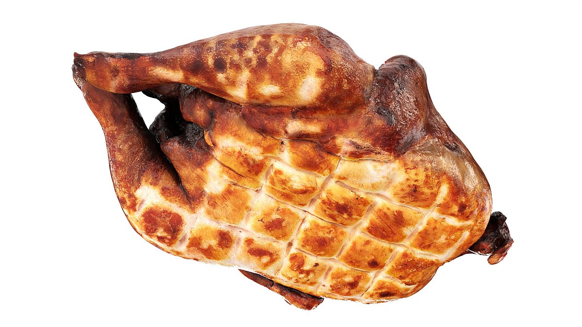 Smoked chicken whole