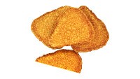 Chicken cutlets with cut in crispy breadcrumbs