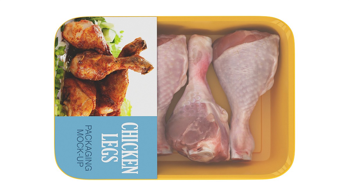 Chicken leg drumsticks retail box