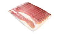 Pork leg Jamon slices with packaging