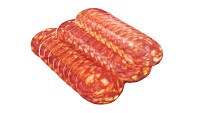 Salami Chorizo slices with packaging
