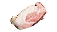 Ham slices with packaging