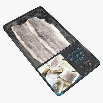 Herring fillet packed