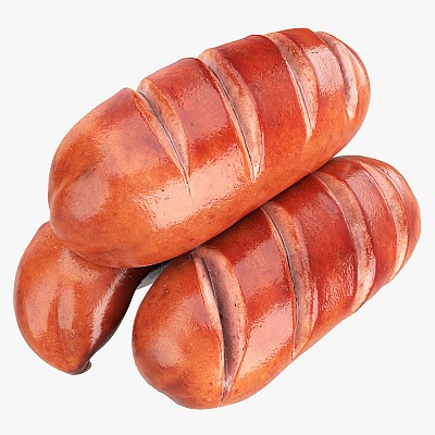 Pork sausage grilled
