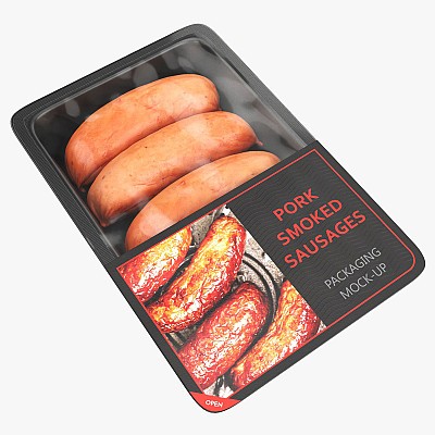 Pork smoked sausages pack