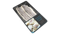 Herring fillet in packaging