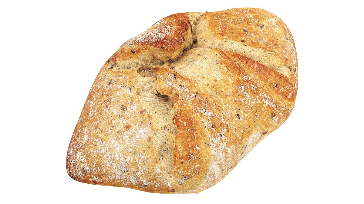 Loaf of artisanal white bread