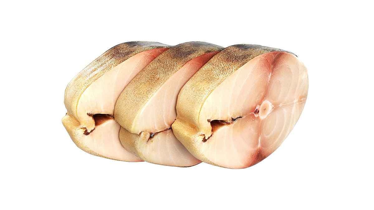 Smocked mackerel slices