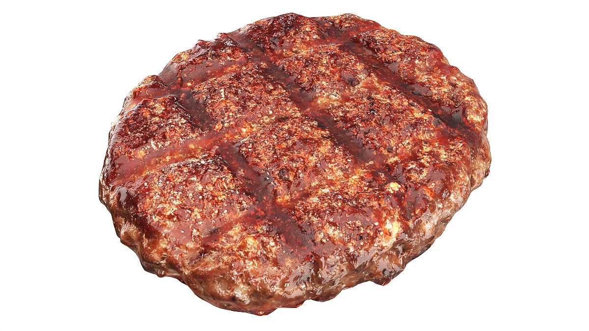 Beef cutlet roasted