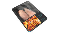 Chicken fillet raw in packaging