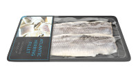 Herring fillet in packaging