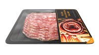 Salami Salchichon sliced in packaging