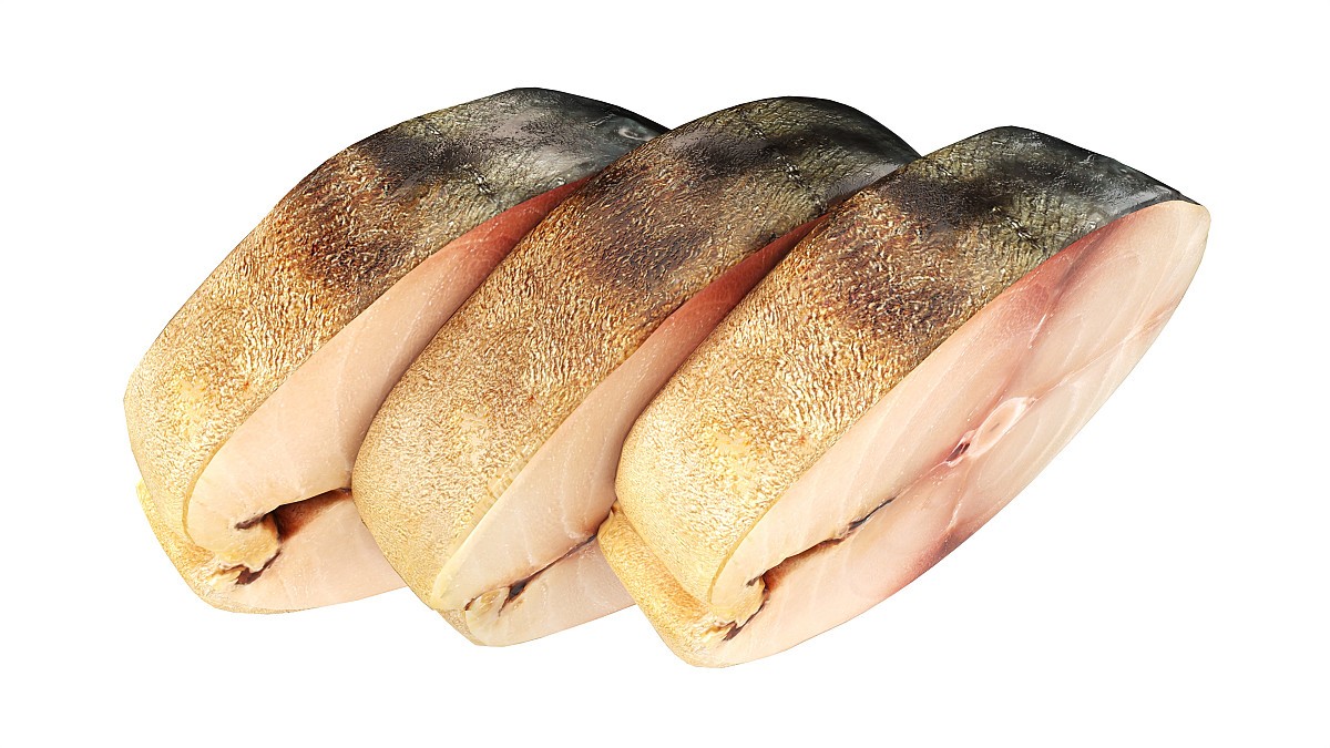 Smocked mackerel slices