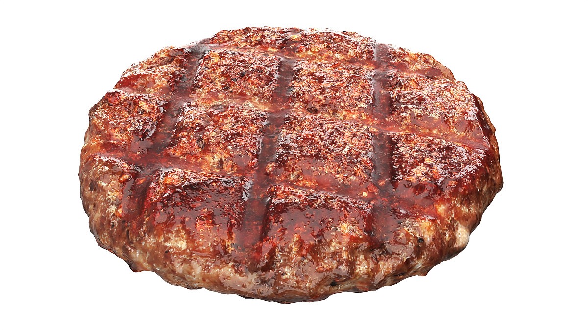 Beef cutlet roasted