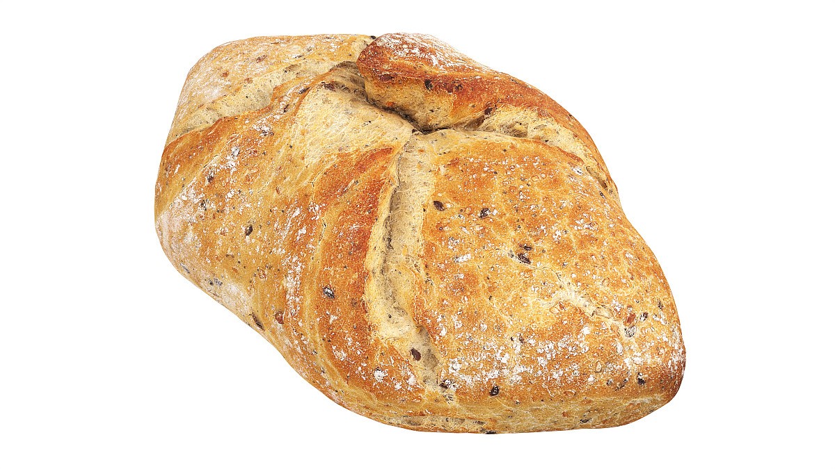 Loaf of artisanal white bread