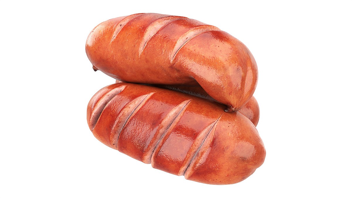 Pork smoked sausage grilled