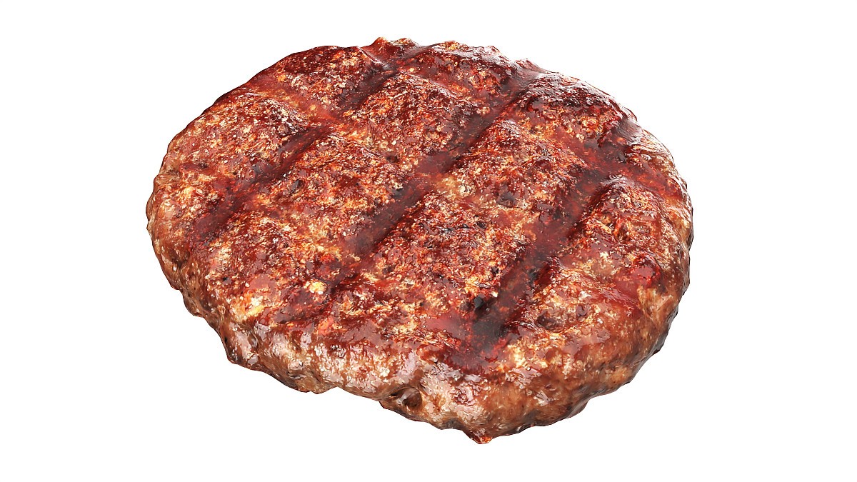 Beef cutlet roasted
