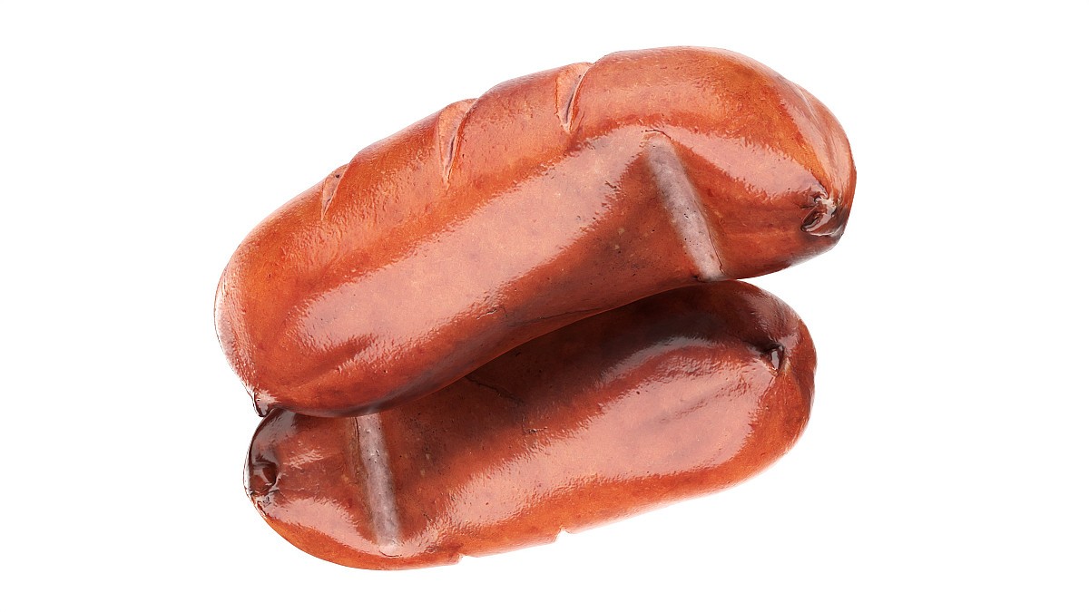 Pork smoked sausage grilled