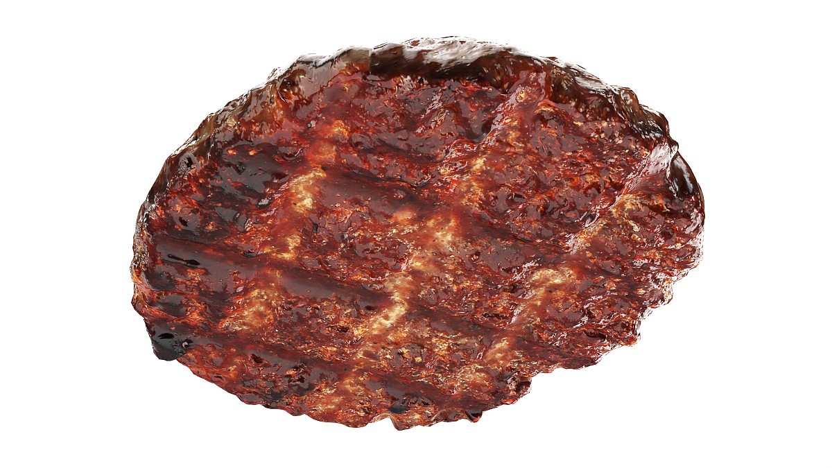 Beef cutlet roasted