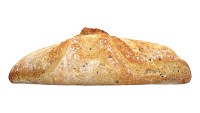 Loaf of artisanal white bread