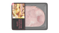Ham Prosciutto Cotto sliced in packaging