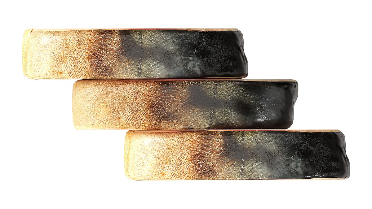 Smocked mackerel slices