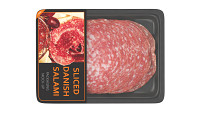 Danish Salami sliced in packaging