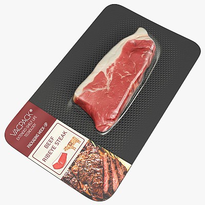 Steak in vacuum pack 01