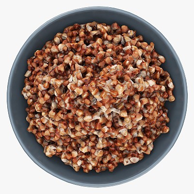 Cooked buckwheat porridge