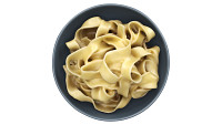 Cooked pasta fettuccine