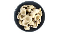 Cooked pasta orecchiette
