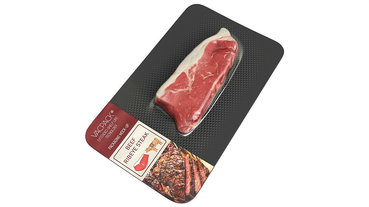 Steak in vacuum packaging 01