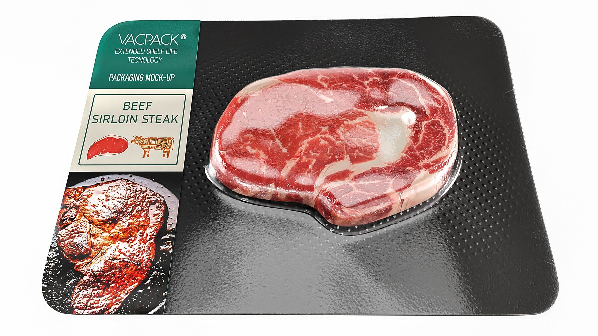 Steak in vacuum packaging 03