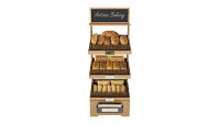 Wooden loaf bread stand 02