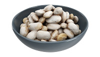 Cooked large white beans