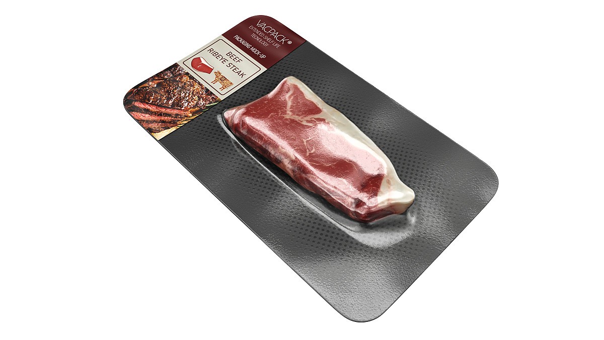 Steak in vacuum packaging 01