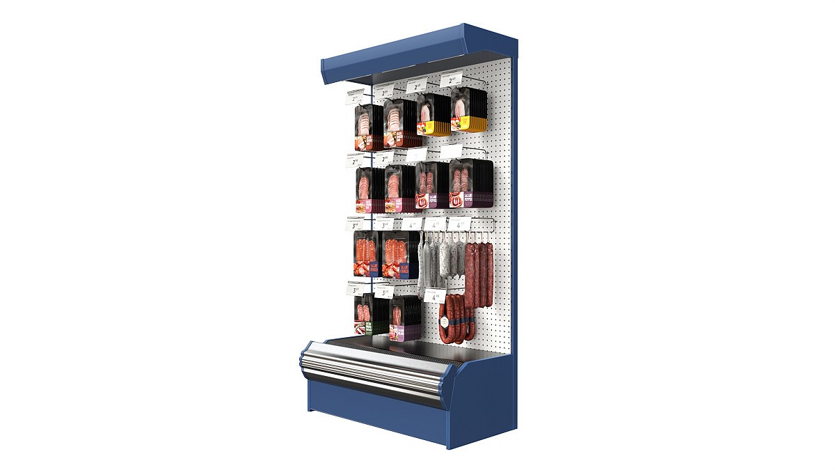 Store meat product shelf 03
