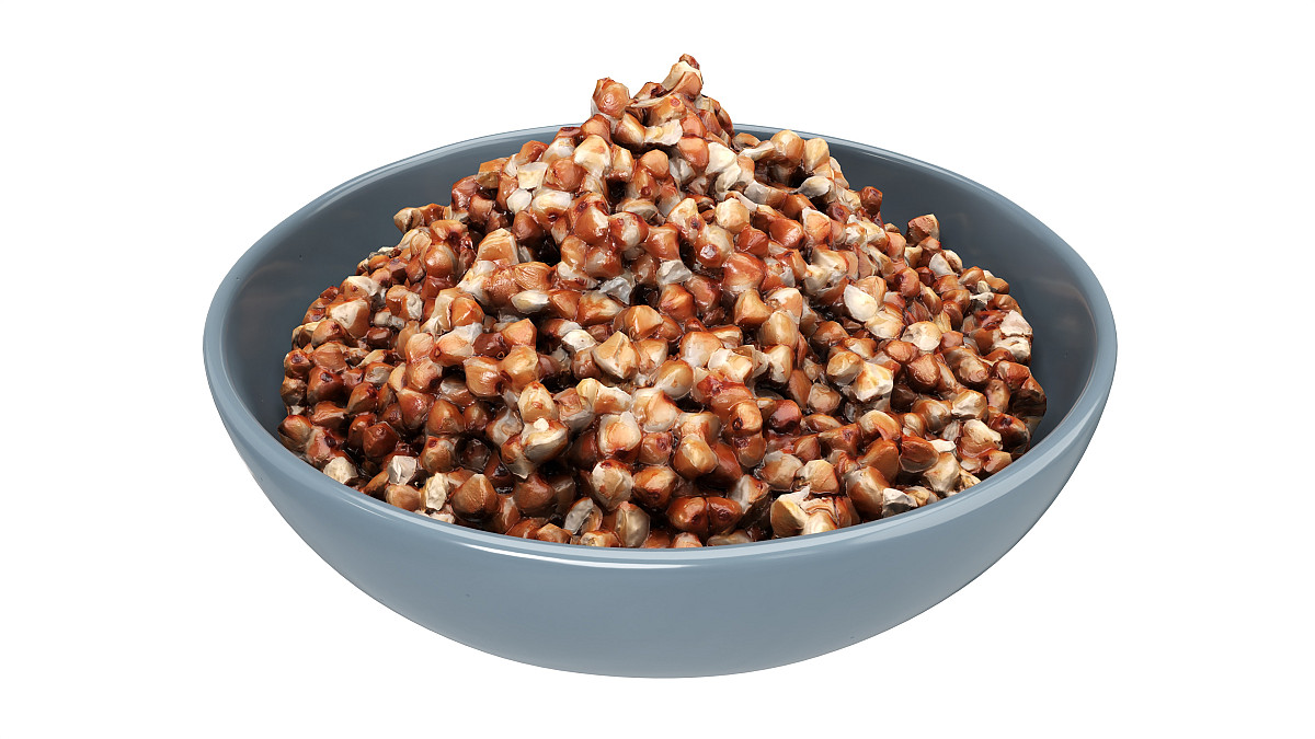 Cooked buckwheat porridge